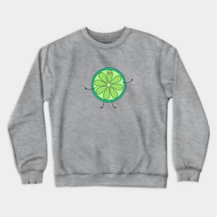 Lime character Crewneck Sweatshirt